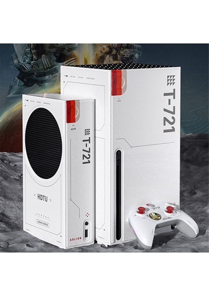 Xbox Series S Oyun Konsolu Aksesuarları Için Pu Koruyucu Kılıf Toz Geçirmez Kılıf Kabuk Ana Bilgisayar Yıldızlı Gökyüzü Beyaz (Yurt Dışından) modelleri