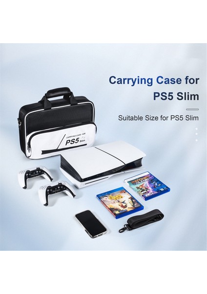 Ps5 Slim Için Taşıma Çantası, Ps5 Konsolu, Kontrol Cihazı, Kulaklık, Diğer Aksesuarlar Için Büyük Kapasiteli Seyahat Çantası Saklama Çantası (Yurt Dışından) modelleri