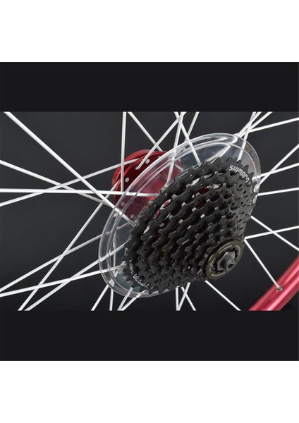 1 Adet Şeffaf Bisiklet Disk Fren Kılıfı Mtb Yol Bisikleti Volan Koruması Disk Fren Kaset Göbekleri Koruma Kılıfı Parçaları (Yurt Dışından)