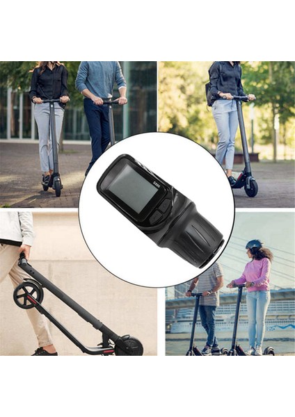 24V 36V 48V 60V S886 Ebike LCD Ekran Paneli Elektrikli Scooter Bisiklet Için Büküm Gaz Kelebeği ile Ayarlayın (5pın) (Yurt Dışından)