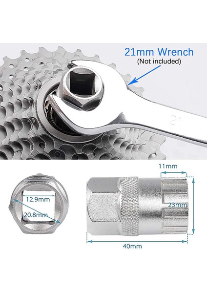 Bisiklet Filibir Sökme Onarım Kilitleme Aracı, Shimano, Sunrace ve Diğer 12 Spline Filibir ile Uyumlu (Yurt Dışından) indirimleri
