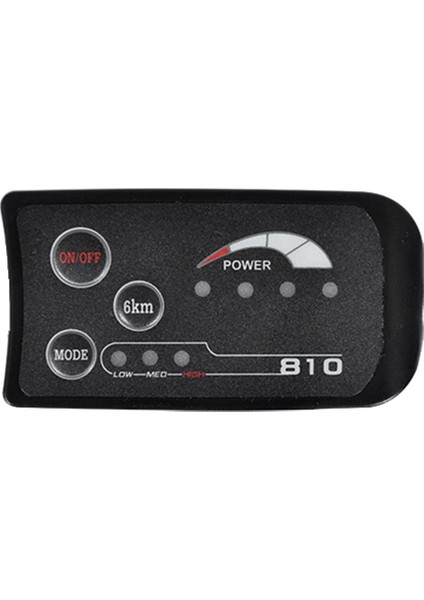 6pın 48 V S810 E-Bisiklet LED Ekran Metre IP65 Uart Elektrikli Bisiklet Için Elektrikli Bisiklet Metre (Yurt Dışından)