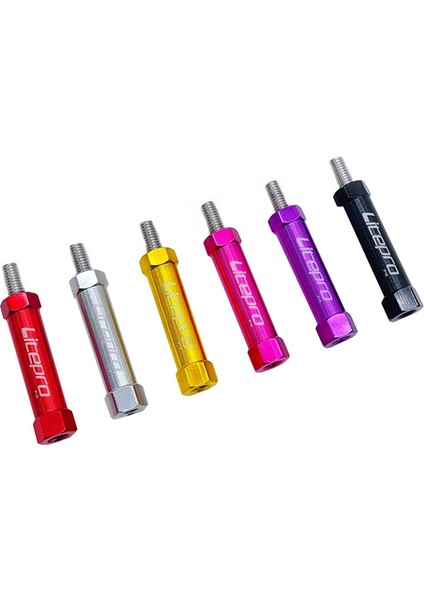 Litepro Bisiklet Rafı Kolay Tekerlek Çubuğu Uzatma Altıgen Sütun Teleskopik Uzatma Çubuğu Brompton Bisiklet Kolay Tekerlek,6 (Yurt Dışından)