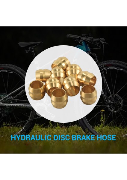 10 Takım Hidrolik Disk Fren Hortumu Mtb Dağ Bisikleti Bisiklet Zeytin Konektörü Eklemek Shimano BH90 Yedek Parça (Yurt Dışından)