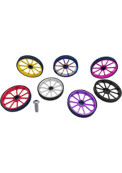 Brompton/birdy Alüminyum Alaşımlı Cnc Easywheel Ultralight Sızdırmaz Rulmanlı Itme Tekerlekleri Için Katlanır Bisiklet Kolay Tekerlek, Mor (Yurt Dışından)
