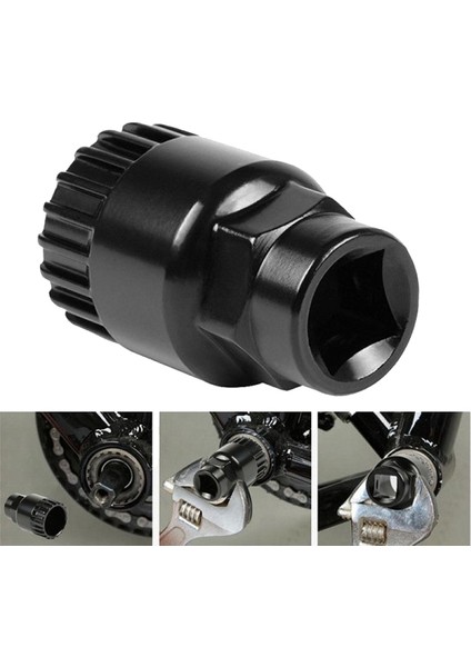 Bisiklet 20 Diş Alt Braket Çıkarıcı Çekme Aleti Siyah Dağ Bisikleti Bisiklet Tamir Aletleri Için (Yurt Dışından) fiyatları