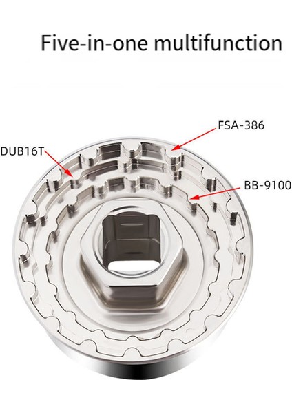 Bisiklet Entegre Merkezi Şaft Sökme Aracı 44 mm R60 BB-9100 DUB16T FSA386 (Yurt Dışından)