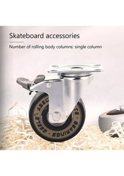 Geele Kaykay Parçaları Rulmanlar Profesyonel Çift Makaralı Kaykay Longboard Rulmanları Abec-11 Yüksek Hızlı Kaykay Tahtası (Yurt Dışından)
