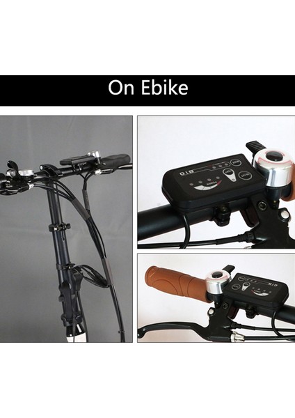 LED Ekran Konektörü 810 Elektrikli Bisiklet Bisiklet Hız Ölçer Bağlantısı Ebike Far ve LED Kontrol Cihazı, Su Geçirmez (Yurt Dışından)