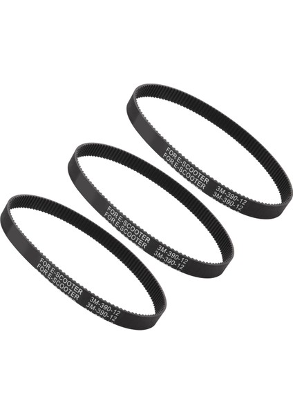 Adet 3M-390-12 Tahrik Kayışı Dayanıklı Kalınlaşmış Kauçuk Tahrik Kayışı Aksesuarları Elektrikli Bisiklet E-Bisiklet Scooter Motosiklet (Yurt Dışından)