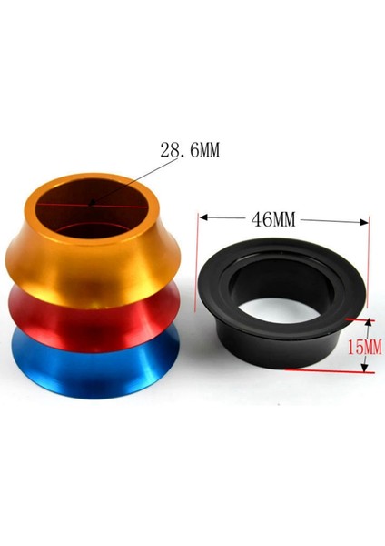 Spomann Cnc Yol Dağ Bisikleti Rondelası Ön Çatal Bilek Grubu Rondelası Alüminyum Alaşımlı Rondela Konik Çan Ağızlı 15MM, A (Yurt Dışından)