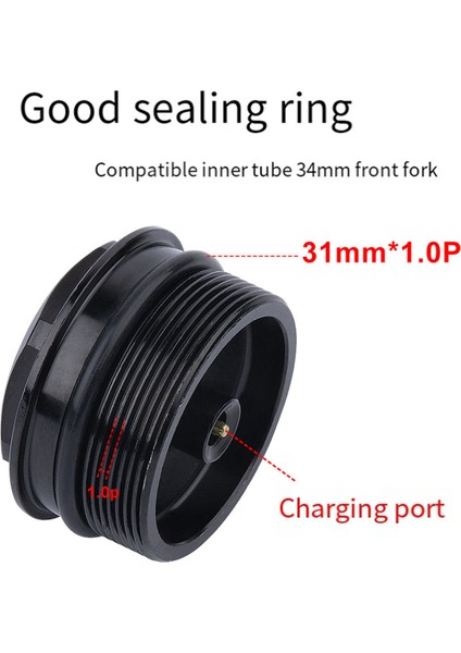 Bisiklet Ön Çatal Valf Somunu Bisiklet Hava Çatal Kapağı Montaj Dişi 31XP1.0MM Valf Çekirdeği Bisiklet Parçası (Yurt Dışından) indirimleri