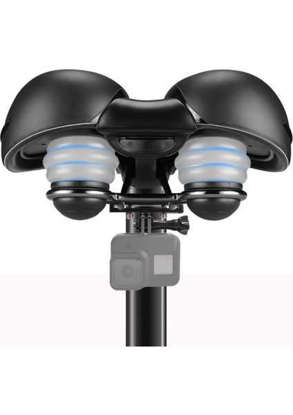 Bisiklet Sele Ray Montajı Gopro Hero 12 11 10 9 8 7 5 Akaso Djı Osmo Aksiyon Kameraları Aksesuarları Için Bisiklet Koltuğu Montajı (Yurt Dışından)
