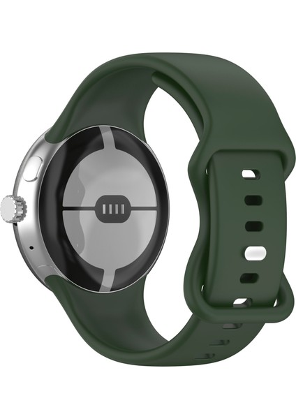 Google Pixel Watch 3 45MM Silikon Watch Band Ayarlanabilir Kayış Yedek Bileklik (Yurt Dışından)