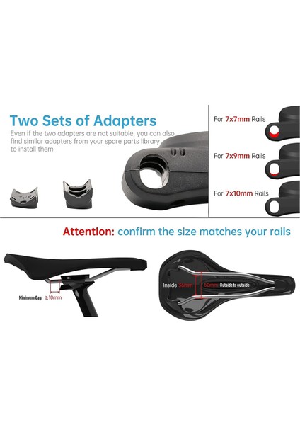 Paket Bisiklet Koltuğun Altındaki Hava Etiketi Için Gizli Montaj, Çoğu Bisiklet Için Su Geçirmez Bisiklet Sele Tutucu Koltuk Rayları (Yurt Dışından) fiyatları