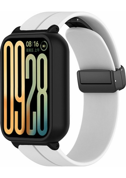 Xiaomi Smart Band 9 Pro Arada Silikon Manyetik Katlanır Tokalı Askı Kılıflı (Yurt Dışından)