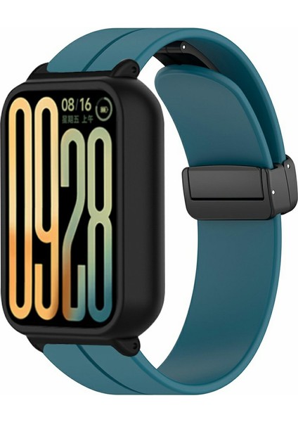 Xiaomi Smart Band 9 Pro Arada Silikon Manyetik Katlanır Tokalı Askı Kılıflı (Yurt Dışından)