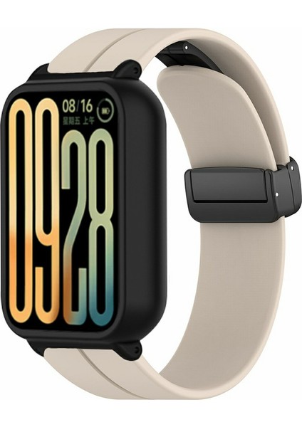 Xiaomi Smart Band 9 Pro Arada Silikon Manyetik Katlanır Tokalı Askı Kılıflı (Yurt Dışından)