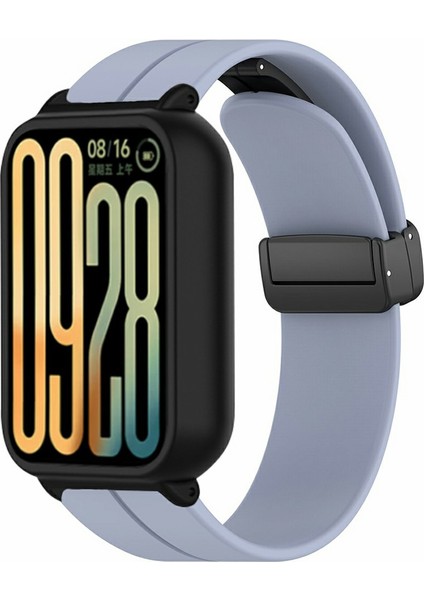 Xiaomi Smart Band 9 Pro Arada Silikon Manyetik Katlanır Tokalı Askı Kılıflı (Yurt Dışından)