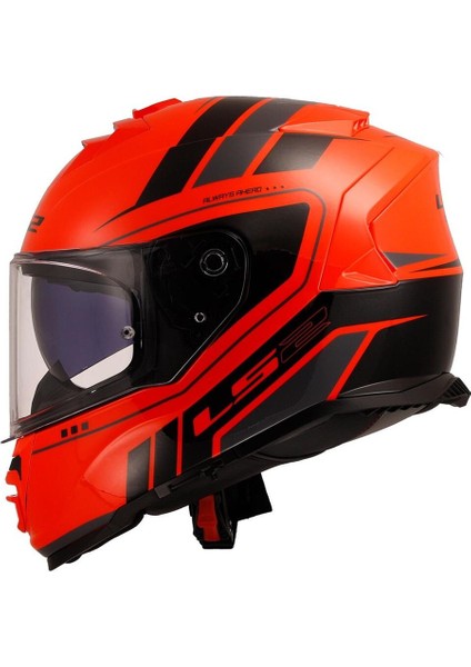 Kask Ls2 FF800 Storm 2 First Mat Turuncu-Siyah