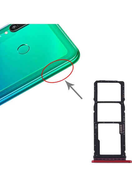 Huawei Y7P Için Tepsi + Mikro Sd Kart Tepsisi (Yurt Dışından)
