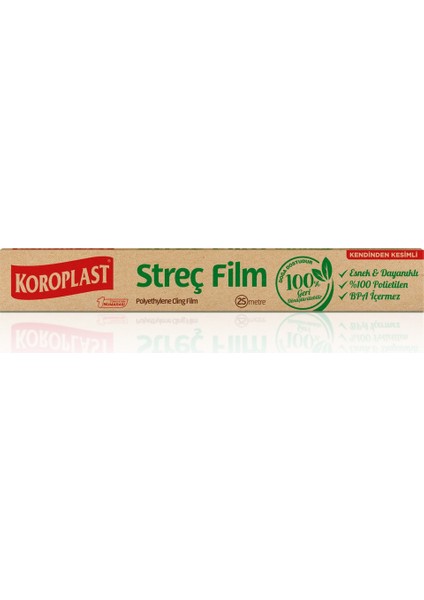 Doğal Streç Film 25 mt x 6 Paket fiyatları