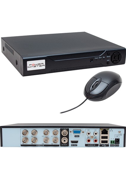 Hpy Y PM-12181 8 Kanal 5mp Destei 1080N Ahpy Y /analog/tvı/cvı Xmeye Dvr/xxvr Kayıt Cihazı