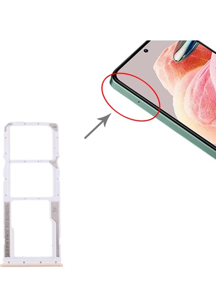 Xiaomi Redmi Note 12 4g Sım + Tepsi + Mikro Sd Kart Tepsisi Için (Yurt Dışından)