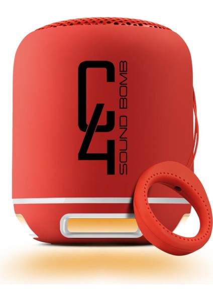 Hpy Y C4 Taşınabilir Sese Duyarlı LED Işıı Bluetooth Hoparlör Ses Bombası