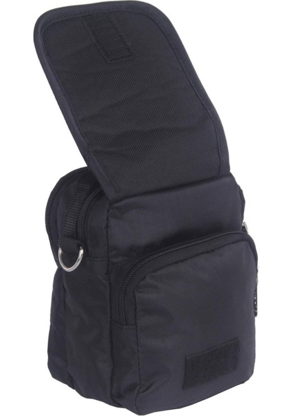 Seven Teen 17*14 Cm. Ufak Boy Çapraz Askılı Çanta Siyah 3450
