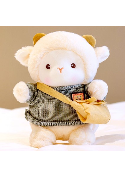 Sevimli Polk Koyun Bebek Peluş Oyuncak Yastık Hediye 21CM (Yurt Dışından)