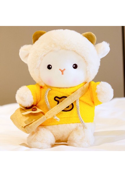 Sevimli Polk Koyun Bebek Peluş Oyuncak Yastık Hediye 21CM (Yurt Dışından)