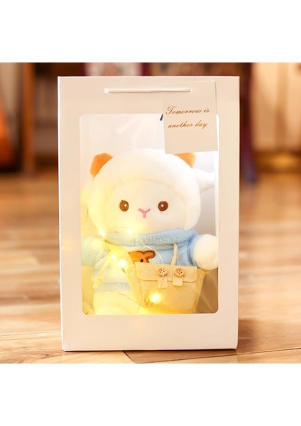 Sevimli Polk Koyun Bebek Peluş Oyuncak Yastık Hediye 21CM (Yurt Dışından)
