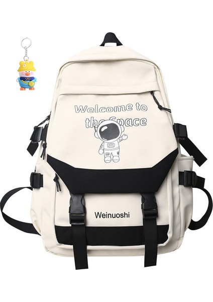 Okul Çantası Büyük Kapasiteli Sırt Çantası Basit Öğrenci Seyahat Spor Sırt (Yurt Dışından)