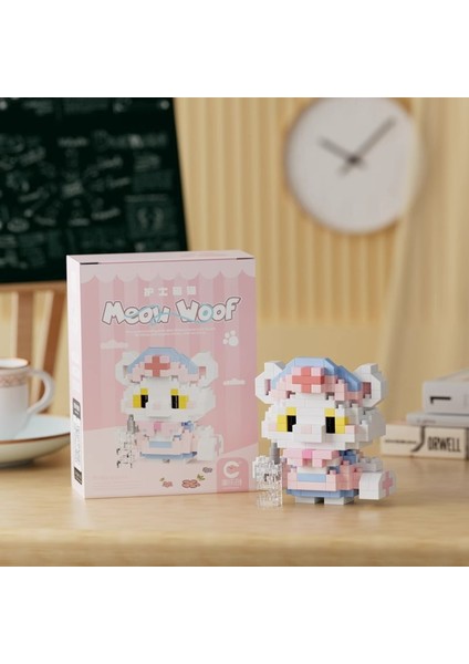 Yeni Yaratıcı Petal Hayvan Kalesi Yapı Taşları Monte Edilmiş Hediye Süs Oyuncakları (Yurt Dışından)
