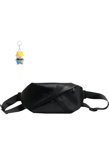 Bel Çantası Erkek Göğüs Çantası Moda Basit Tek Omuz Küçük Sırt Çantası Kadın Gündelik Spor Crossbody Çantası (Yurt Dışından)