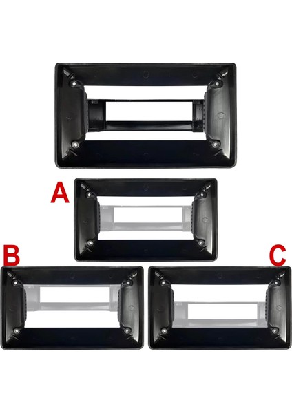 Oto Tablet Çerçeve 9 Inç Ayarlı Kasa Universal modelleri