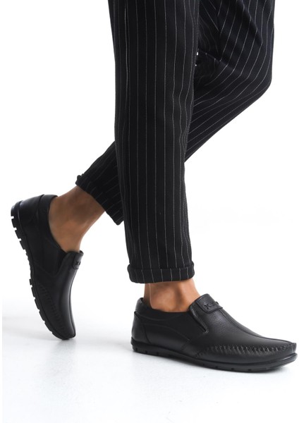 Erkek Hakiki Deri Loafer Ortopedik Jel Taban Destekli Hafif Günlük Rahat Ayakkabı fiyatları