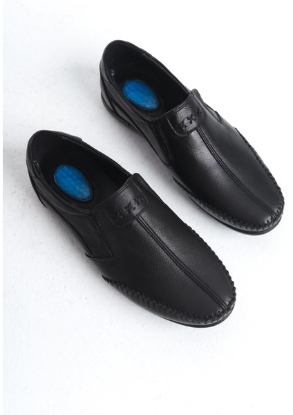 Erkek Hakiki Deri Loafer Ortopedik Jel Taban Destekli Hafif Günlük Rahat Ayakkabı fırsatları