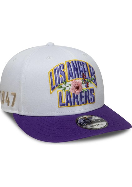 9fıfty Snapback La Lakers Nba Wordmark Blanc