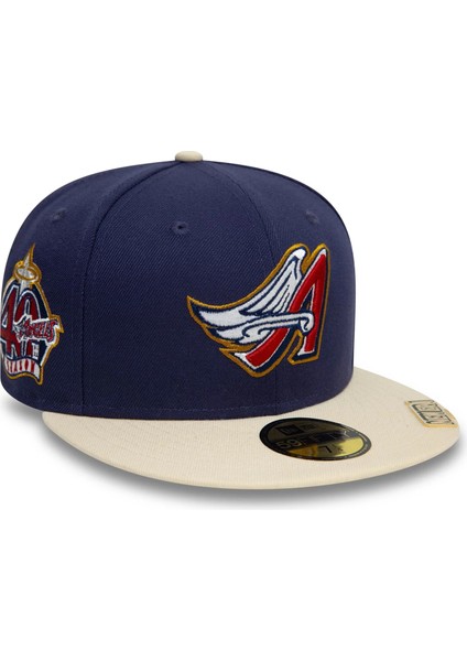 La Angels Visor Clip Navy 59FIFTY Şapka