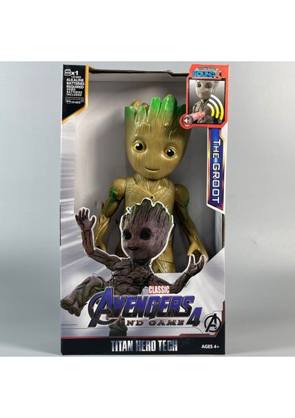 Yeni Avengers Iron Man Justice League Simülasyon Bebeklerini Çevreleyen Sesli El Aleti Filmi (Yurt Dışından)