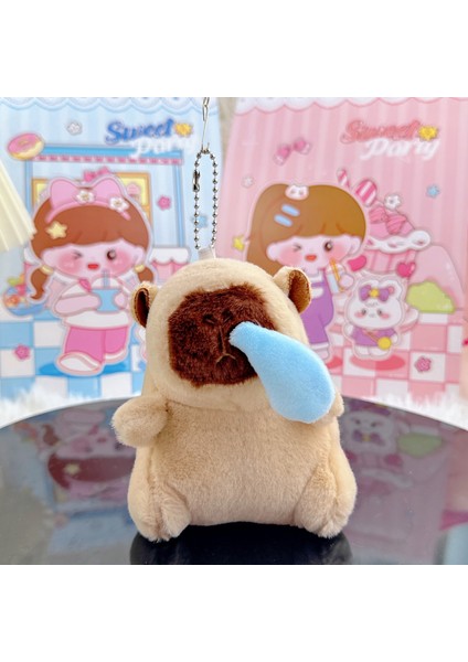 Gine Domuzu Bebek Biblo Peluş Bebek Anahtarlık (Yurt Dışından)