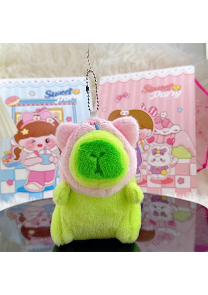 Gine Domuzu Bebek Biblo Peluş Bebek Anahtarlık (Yurt Dışından)