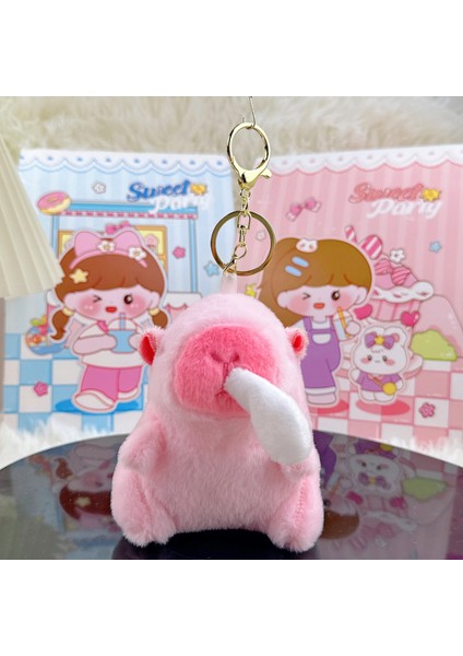 Gine Domuzu Bebek Biblo Peluş Bebek Anahtarlık (Yurt Dışından)