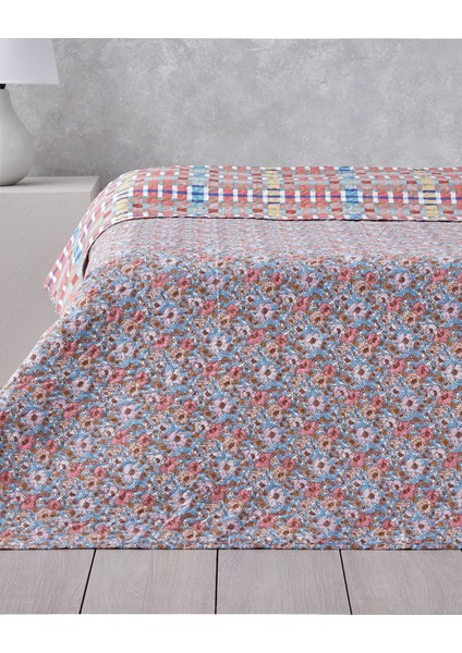 Ruby Blossom Tek Kişilik Çok Amaçlı Örtü 160 x 220 cm Kırmızı