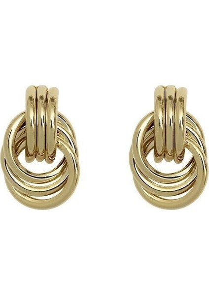 Moda Yeni Moda Metal Küpeler (Yurt Dışından)
