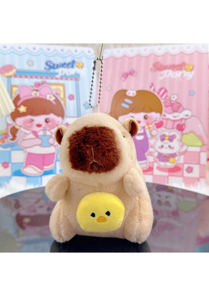 Gine Domuzu Bebek Biblo Peluş Bebek Anahtarlık (Yurt Dışından)