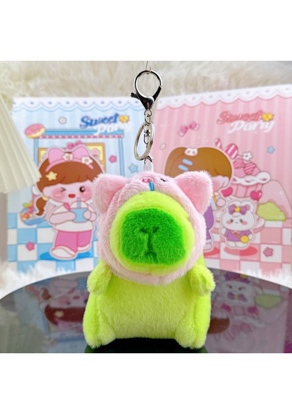 Gine Domuzu Bebek Biblo Peluş Bebek Anahtarlık (Yurt Dışından)