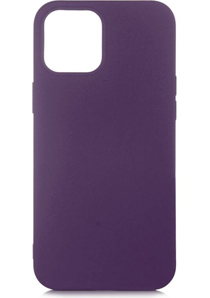 Apple Iphone 12 Pro Max Kılıf Yumuşak Doku ve Kadife Dolgulu Clay Premium Silikon Kapak